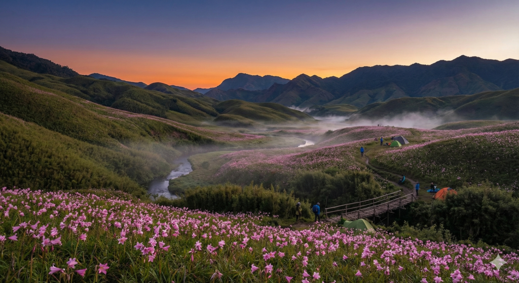Dzukou Valley, Nagaland–Manipur Border